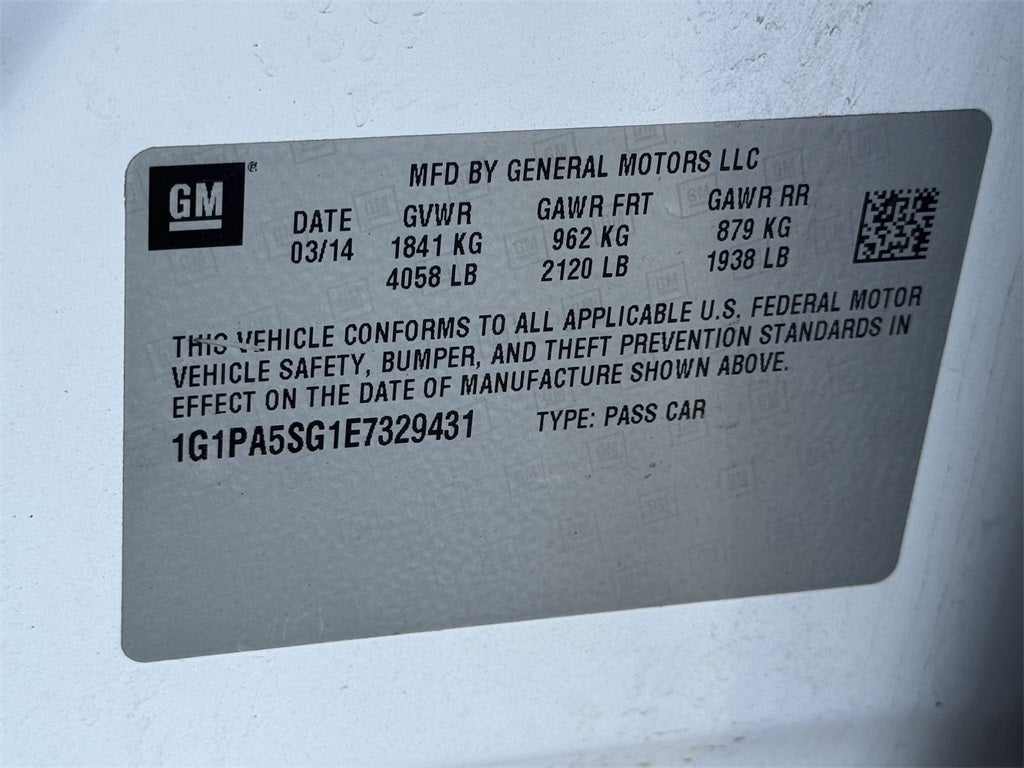 2014 Chevrolet Cruze LS