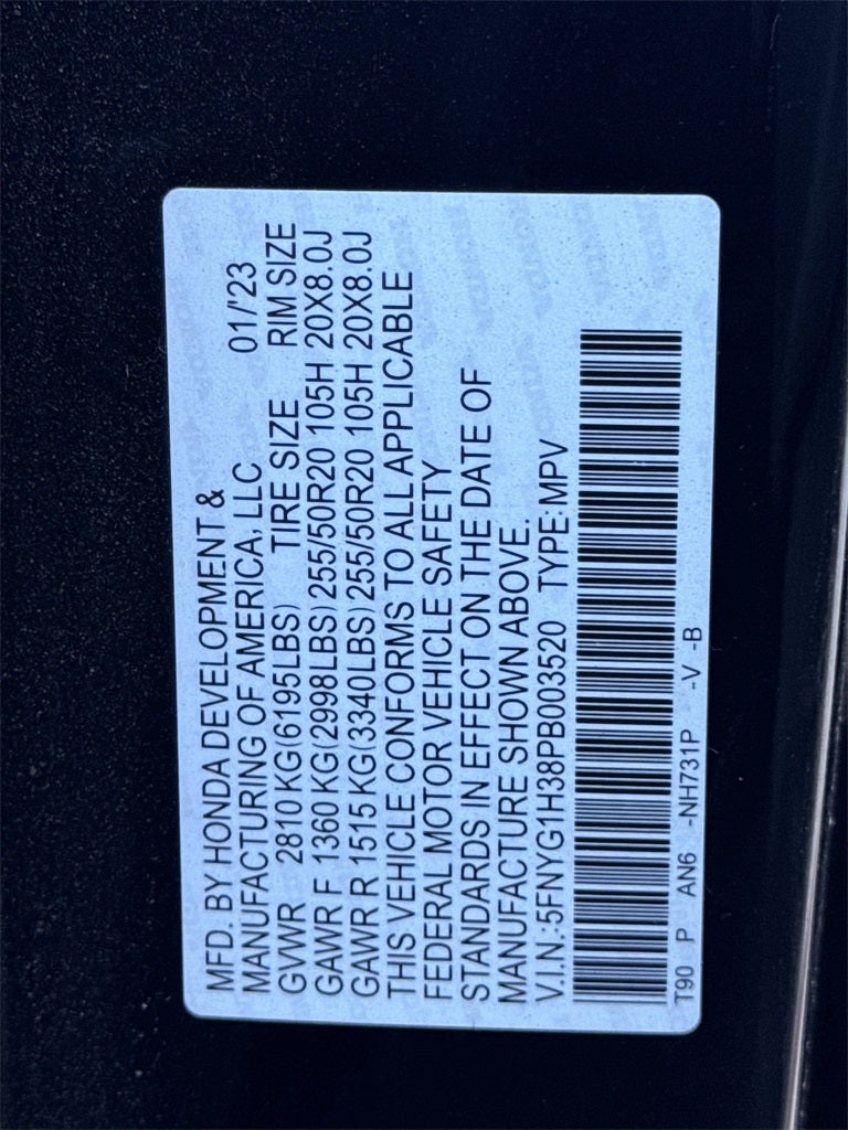 2023 Honda Pilot Sport