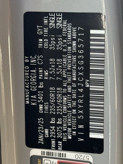 2025 Kia Sorento S