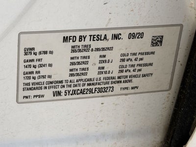 2020 Tesla Model X Long Range