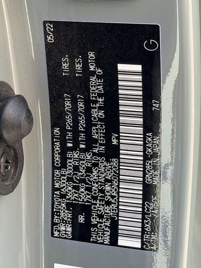 2022 Toyota 4Runner TRD Off-Road Premium