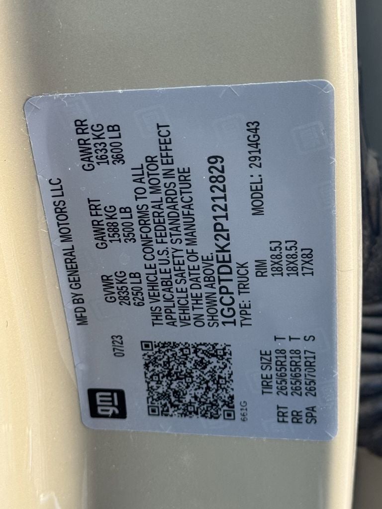 2023 Chevrolet Colorado Z71