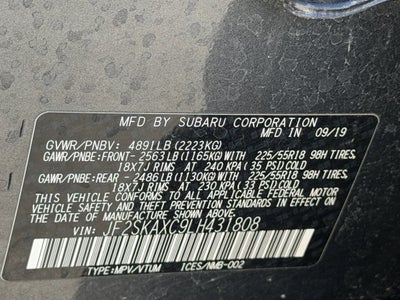 2020 Subaru Forester Touring