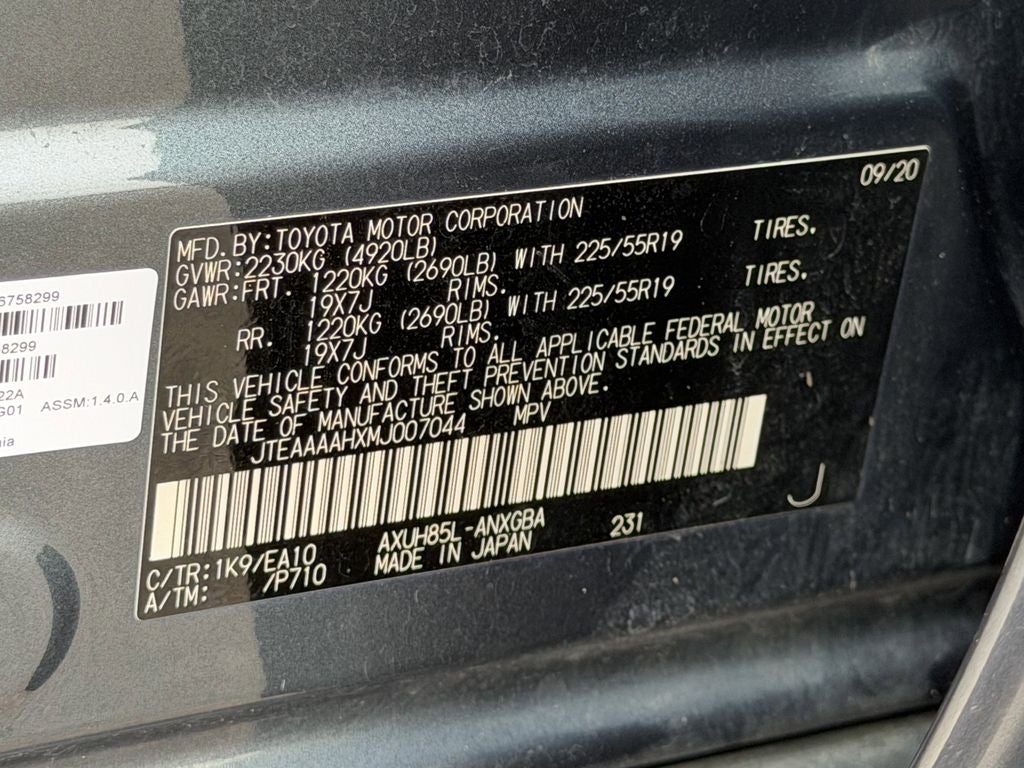 2021 Toyota Venza XLE