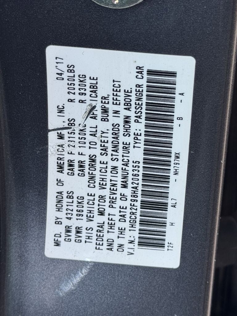 2017 Honda Accord EX-L