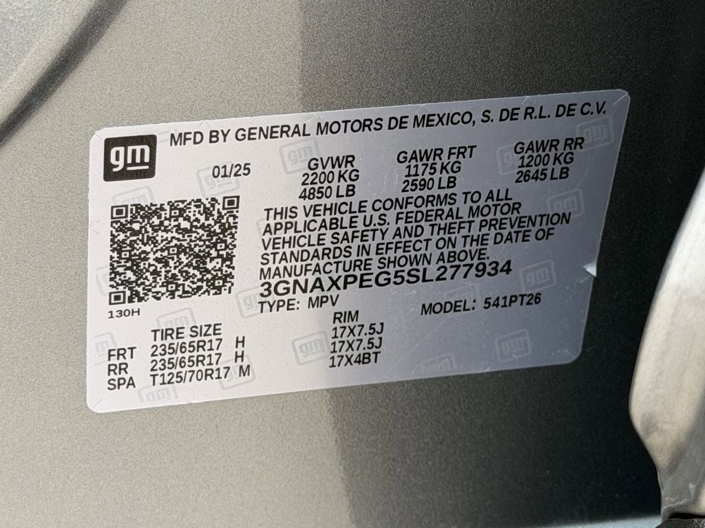 2025 Chevrolet Equinox AWD LT