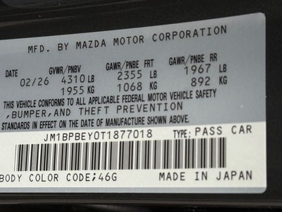 2026 Mazda Mazda3 Sedan 2.5 Turbo Premium Plus