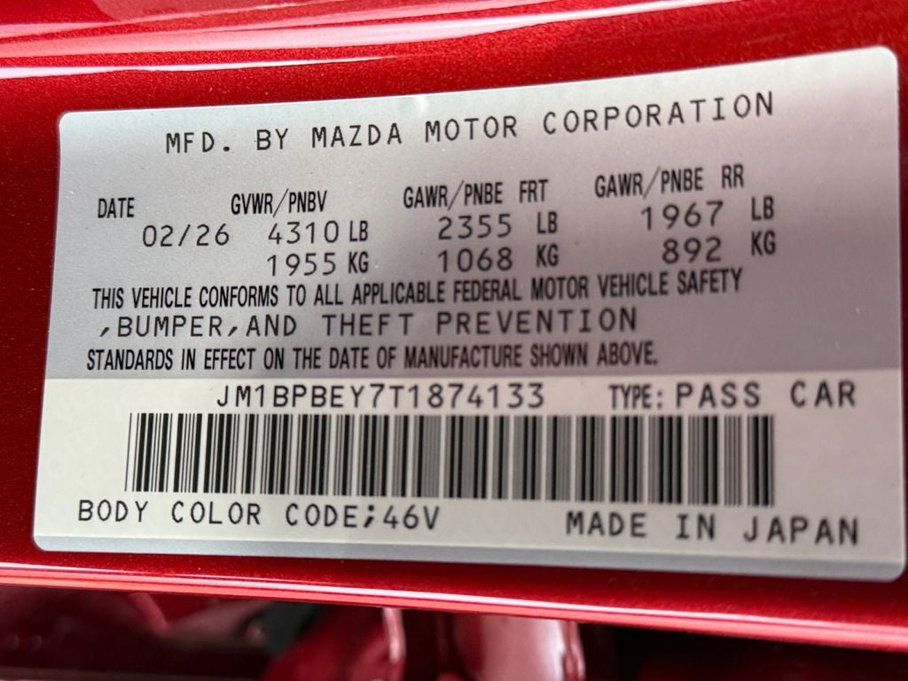 2026 Mazda Mazda3 Sedan 2.5 Turbo Premium Plus
