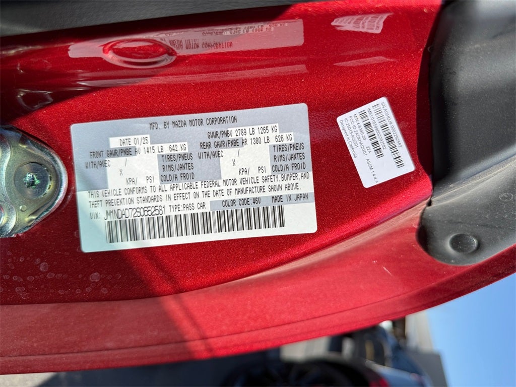 2025 Mazda Mazda MX-5 Miata Grand Touring