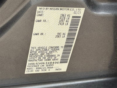 2023 Nissan Altima 2.5 SR