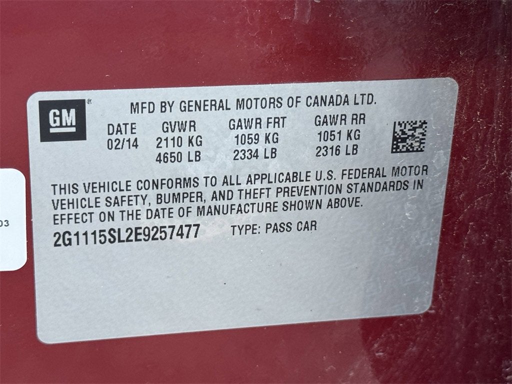 2014 Chevrolet Impala LT