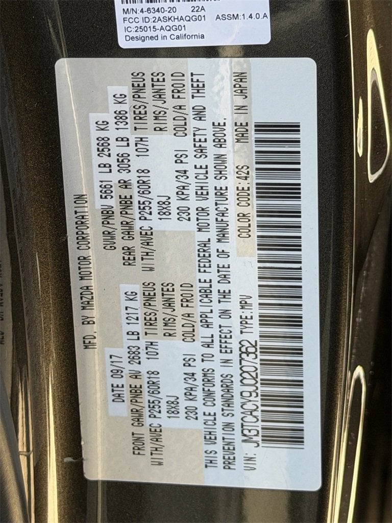 2018 Mazda Mazda CX-9 Touring