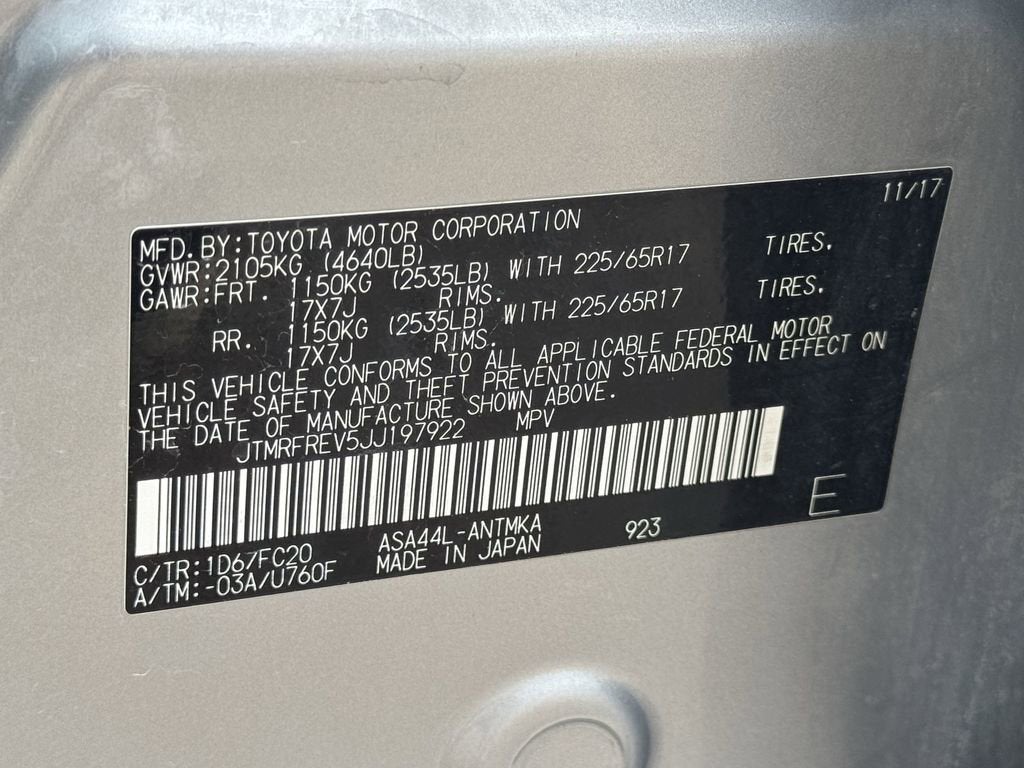 2018 Toyota RAV4 XLE