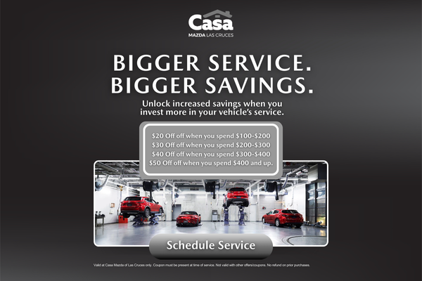 Bigger Service. Bigger Savings.